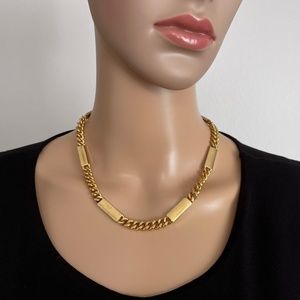 Lauren Ralph Lauren Gold-Tone Chain Collar Necklace